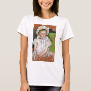 T-shirt Fille dans une Bonnet Blanche, Mary Cassatt