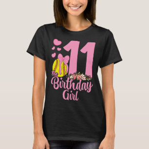 T-shirt Fille de 11 ans Softll Team Coquette Rose Bow 1