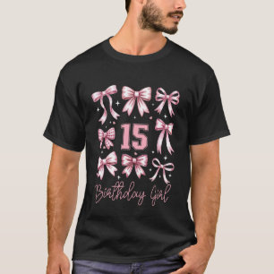 T-shirt Fille de 15 ans Arc Rose Thème Coquette Féminin