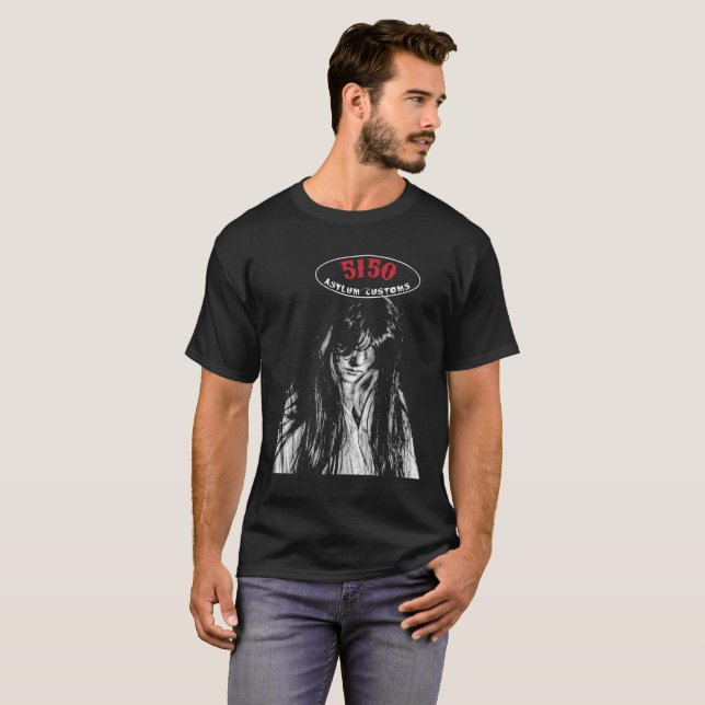 T-shirt Fille de 5150 douane d'asile (Devant entier)