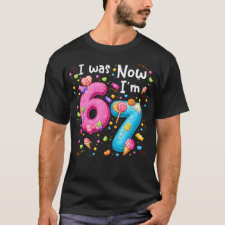 T-shirt Fille de 7 ans pour son anniversaire - J'avais 6 a