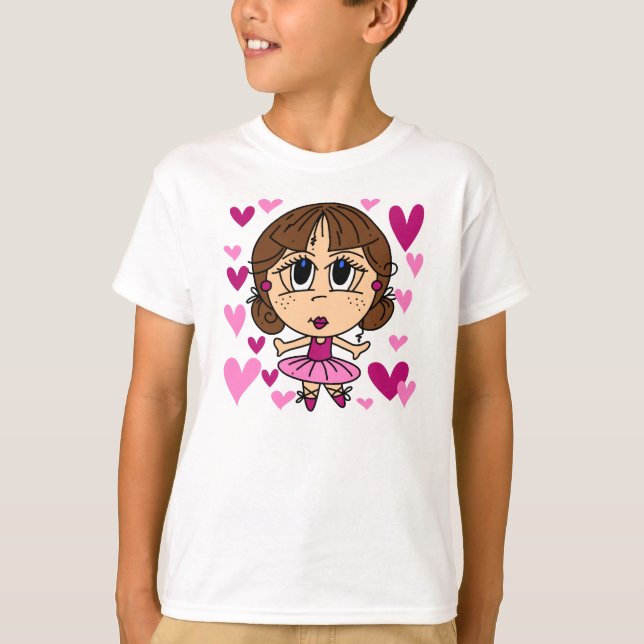 T-shirt Fille de ballerine (Devant)