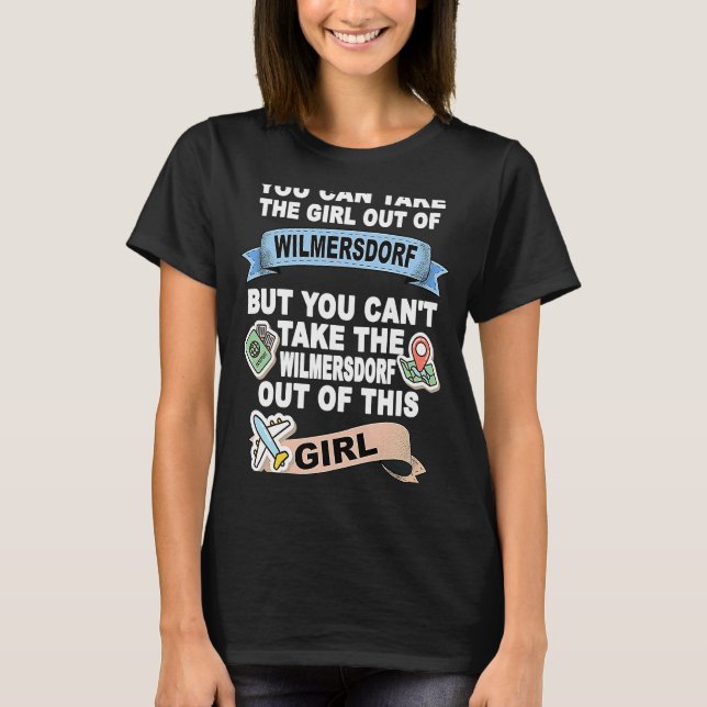 T-shirt Fille de Berlin Wilmersdorf Relocation de Wilm (Devant)