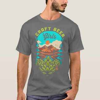 T-shirt Fille de bière randonnée