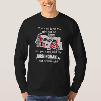 T-shirt Fille de Birmingham Boarding Pass Vol Billet B