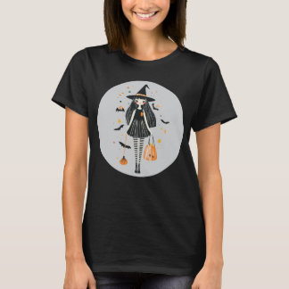 T-shirt fille de bonbons d'Halloween