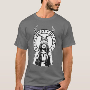 T-shirt Fille de chaman nordique garçon heilung