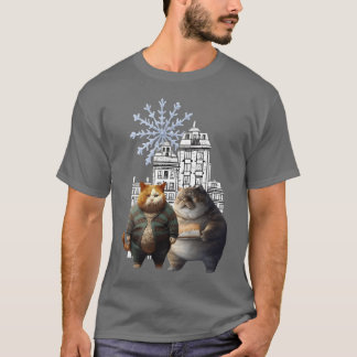 T-shirt fille de chat