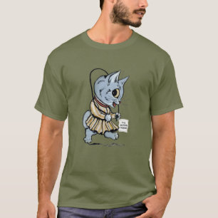 T-shirt Fille de chat, Louis Wain