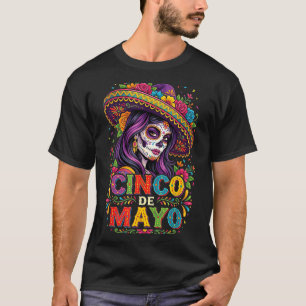 T-shirt Fille de Cinco de Mayo fiesta mexicaine 5 de mayo