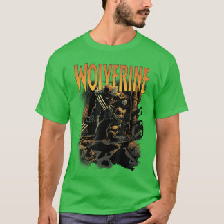 T-shirt fille de couverture de bande dessinée Wolverine