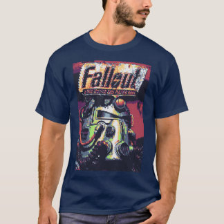 T-shirt Fille de couverture Retro Fallout Piel