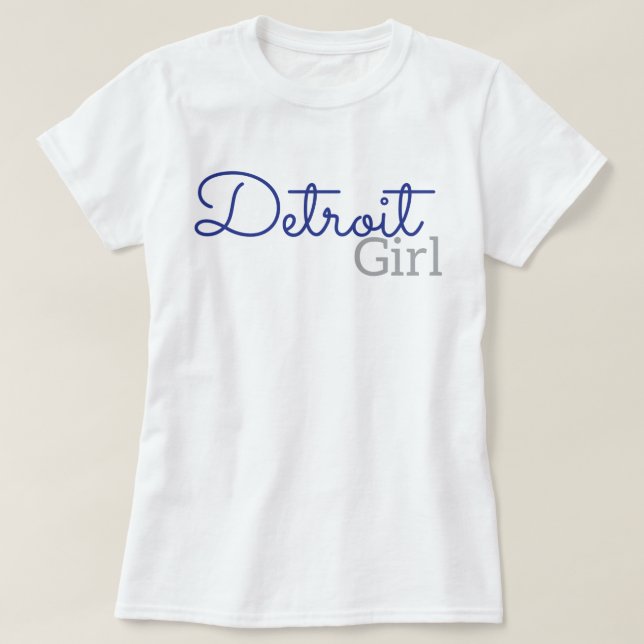 T-shirt Fille de Detroit (Design devant)