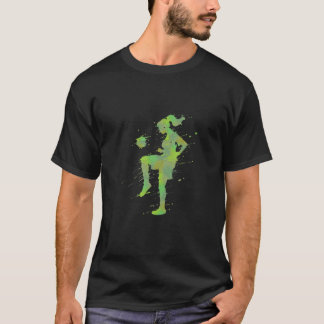 T-shirt Fille de football