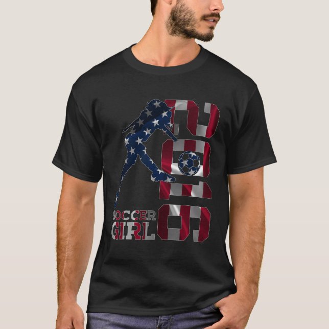 T-shirt Fille De Football 7E Fille Anniversaire Football 2 (Devant)
