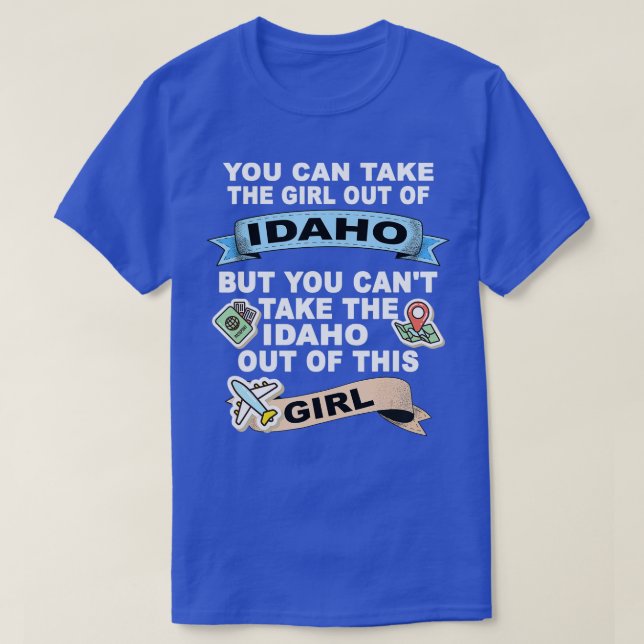 T-shirt Fille de IdahoDélocalisation de Idaho (Design devant)