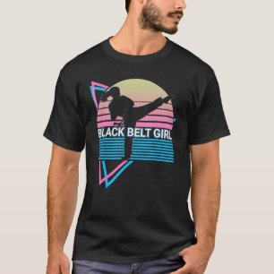T-shirt Fille de la ceinture noire - Judo Karaté Jiu Jitsu