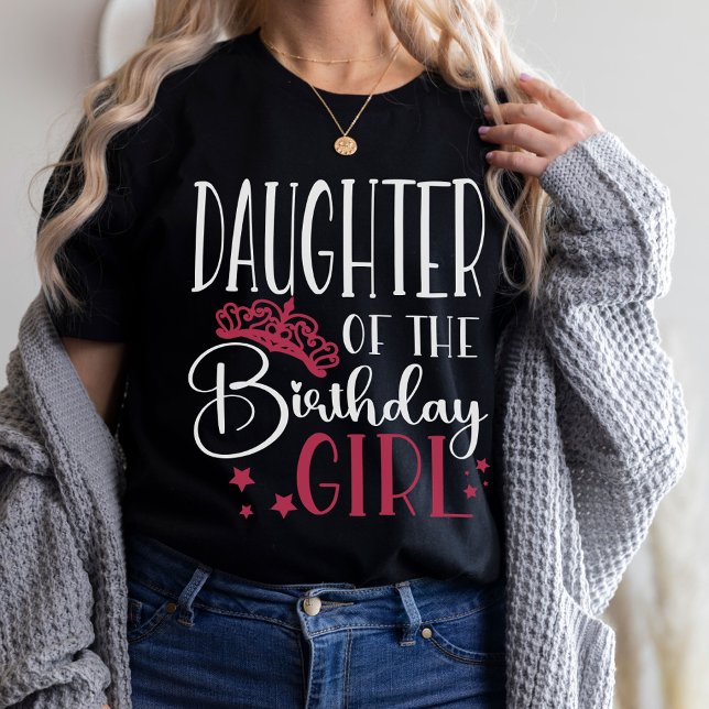 T-shirt Fille de la famille Customisée anniversaire fille (Créateur téléchargé)