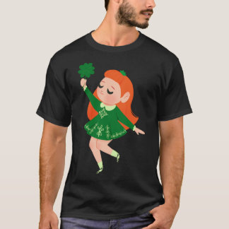 T-shirt Fille De La Fête Saint Patrick