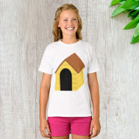 T-shirt fille de la niche jaune
