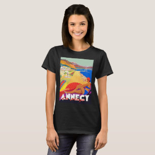T-shirt Fille de la plage d'Annecy