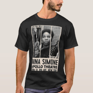 T-shirt Fille de l'affiche du concert de jazz de Nina