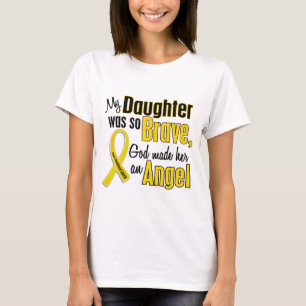 T-shirt Fille de l'ANGE 1 de Cancer d'enfance