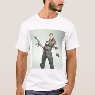 T-shirt Fille de l'armée 4 - Impression d'art