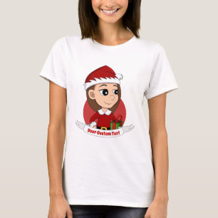 T-shirt fille de Noël