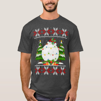 T-shirt Fille de Noël de hockey