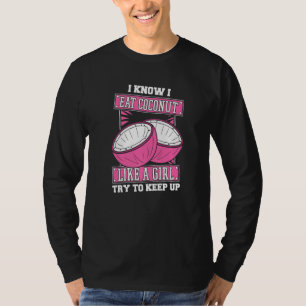 T-shirt Fille de noix de coco - Noix de coco premium de l'