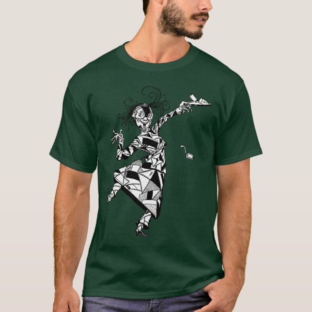 T-shirt Fille de patchwork d'once (Devant)