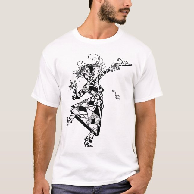 T-shirt Fille de patchwork d'once (Devant)