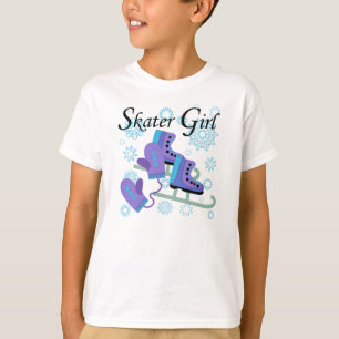 T-shirt Fille de patineur