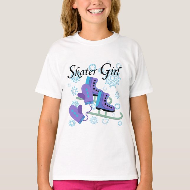T-shirt Fille de patineur (Devant)