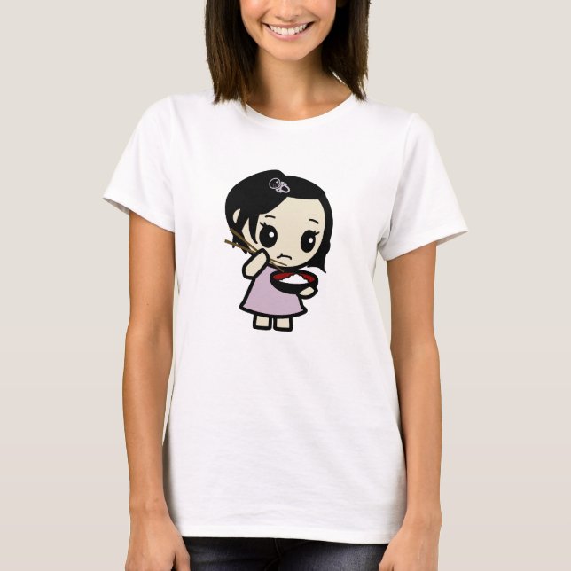 T-shirt fille de riz (Devant)