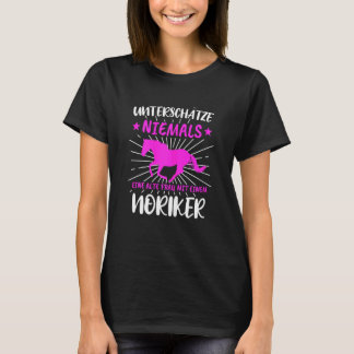 T-shirt Fille de voltige sur cheval Noriker féminin