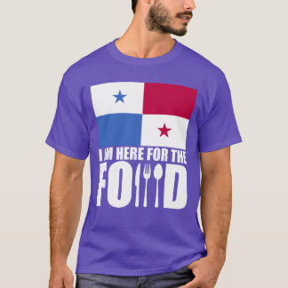 T-shirt Fille de voyage de nourriture de souvenir de Panam
