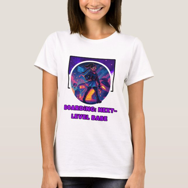 t-shirt fille de voyage galactique (Devant)