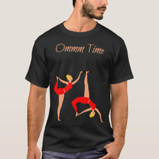 T-shirt Fille de yoga de pleine conscience Ommmime Yogaime