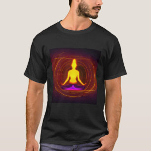 T-shirt Fille de yoga Femme Salutation du soleil Méditatio