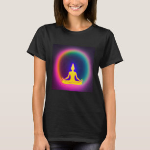 T-shirt Fille de yoga Salutation du soleil féminine Médita