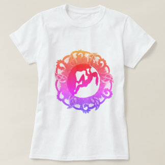 T-shirt Fille de zen d'escalade de roche