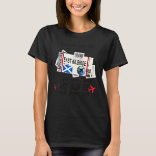 T-shirt Fille d'East Kilbride  Carte d'embarquement d'East