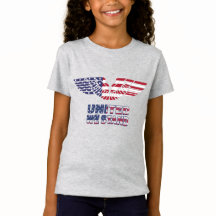 T-shirt fille du 4 juillet