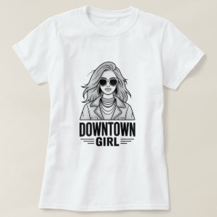 T-shirt Fille du centre-ville