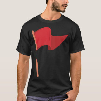 T-shirt Fille du mème du drapeau rouge vintage