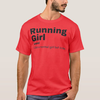 T-shirt Fille en cours d'exécution 4
