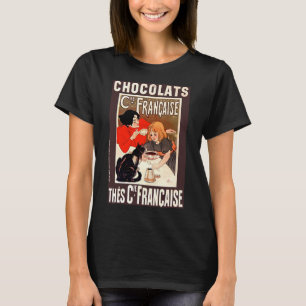 T-shirt Fille et chat, Poster vintage, Alexandre Steinlen