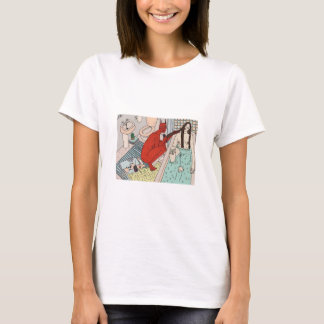 T-shirt fille et démon